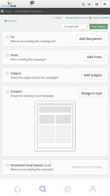 Web-to-print Administration Dashboard